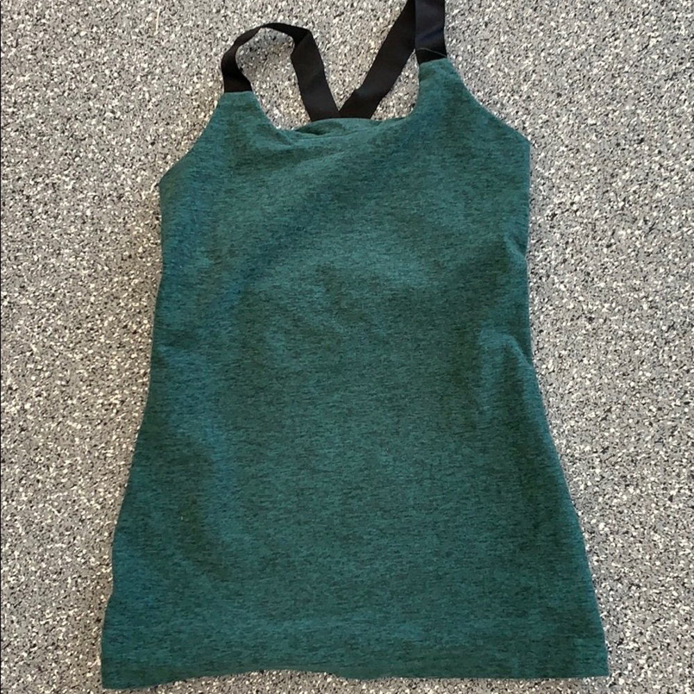 Green tank top